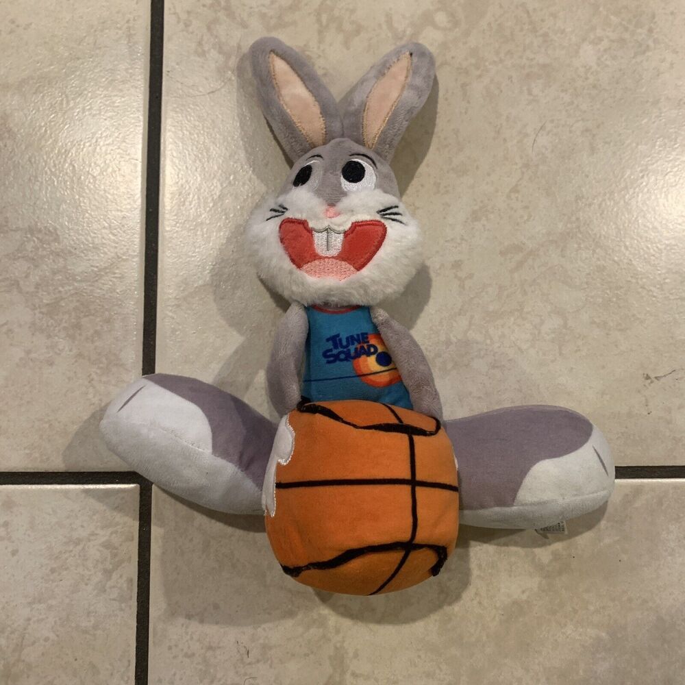 Bark Box Dog Toy Bugs Bunny Space Jam Plush Squeak & Crinkle